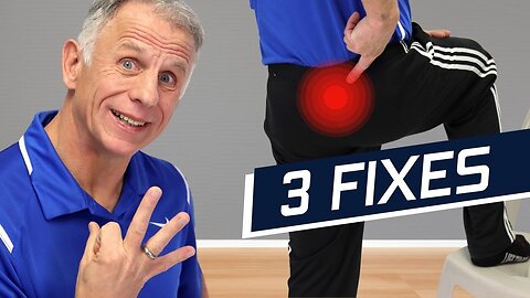 Easy Fix For Sacroiliac Pain, 3 Steps (Includes 50 & Up)