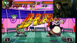 Po The Kung Fu Panda VS Abrasive SpongeBob In A Nickelodeon Super Brawl 3 Battle With Commentary