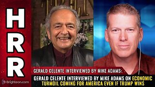 Gerald Celente Interview - Economic Turmoil Coming for USA even if Trump wins