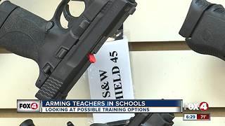 Gun options for arming teachers