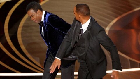 Will Smith smacks Chris Rock on stage at the Oscars