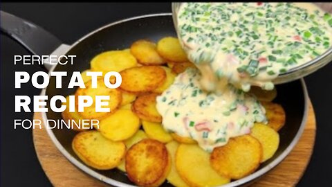 My grandmother taught me this dish! The most delicious potato recipe for dinner