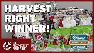 100K Subscriber Celebration: Announcing the Harvest Right Freeze Dried Foods Winner