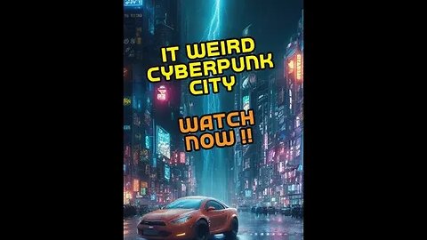 IT WEIRD CYBERPUNK CITY, ( AI ART, AI GENERATORS ) @MIX_IMAGI