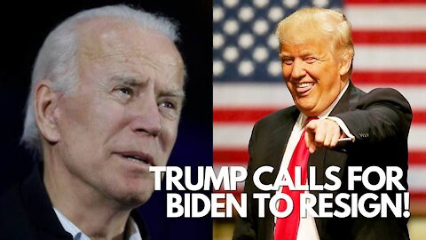 Donald Trump calls for Biden to Resign!