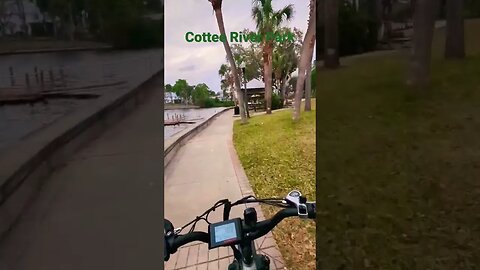 Take a ride through Cottee River Park in New Port Richey #florida on my #radpowerbikes #citytour