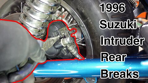 Installing Rear Brakes on a 1996 Suzuki Intruder 1400