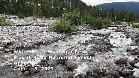 The ROCKY RIVER WONDERLAND of White River @ Mount Hood! | 4K Oregon White River West Sno-Park Summer