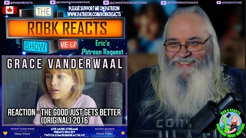 Grace VanderWaal Reaction - The Good Just Gets Better (Original) 2016 - First Time Hearing