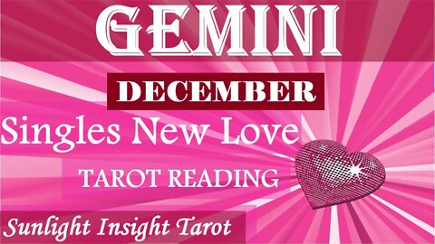 GEMINI SINGLES | Someone Around You Feels Some Kinda Chemistry For You! | December 2022 New Love