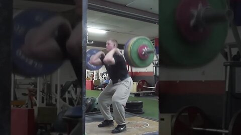 170 kg / 375 lb - Front Squat