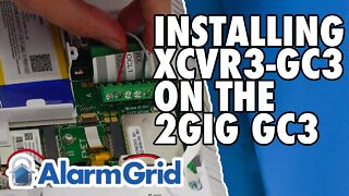 2GIG GC3e: Installing the XCVR3 GC3