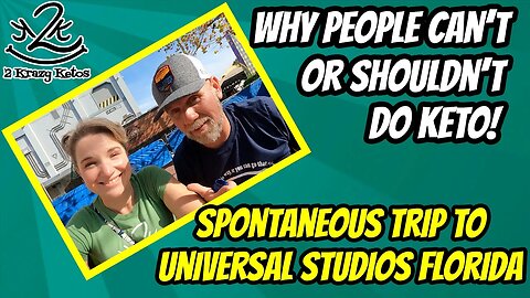 Why people can't or shouldn't do keto? | Full day of NOT keto | Vlog to Universal Studios Florida