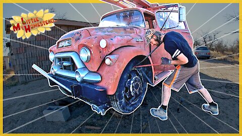 Changing Truck Tires & Paint Prep 1964 Chevy Truck | Weekly Peek Ep279