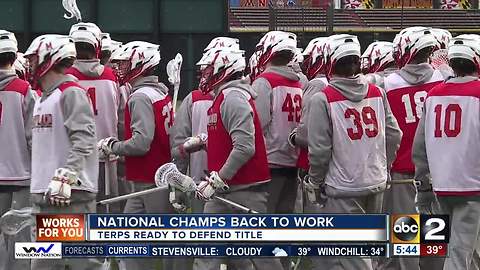 Terps back to work after putting end to national championship drought