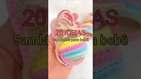 sapatinhos de bebê em crochê #ideias #sandáliafeminina #sandalia #crochê #crochet #moda #2023