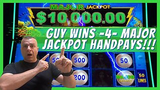 💥Four (4) HUGE Major Jackpots In One Video!💥