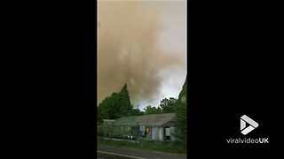 Tornado rips through Nettetal, Germany || Viral Video UK