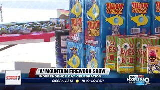 Tucson 'A' Mountain firework celebrations