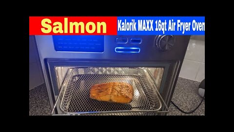 Salmon Fillet from Frozen, Kalorik MAXX 16 Qt Digital Air Fryer Oven