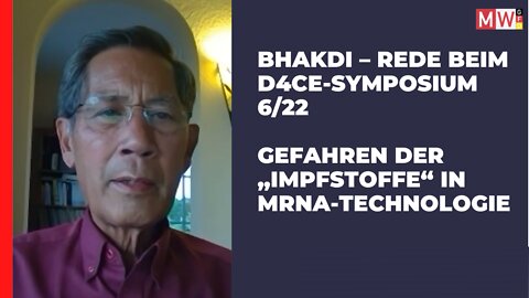 Bhakdi – Rede beim D4CE-Symposium 6/22 – Gefahren der „Impfstoffe“ in mRNA-Technologie