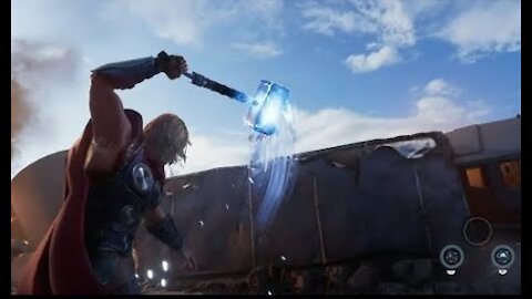 AVENGERS NEW Gameplay Demo-Iron Man & Thor