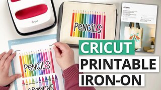 NEW CRICUT - How to use Printable Iron On for Light Fabrics
