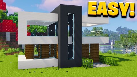 Modern House Tutorial Minecraft! Minecraft Tutorial House,Minecraft ,tutorial