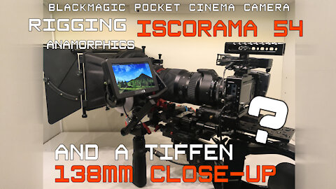 138mm Diopter/Filter Holder for Iscorama Anamorphic on BMPCC