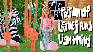 🍃 PRISON OF LEAVES AND LIGHTNING ⚡ | games with lala | ep 11 | minecraft