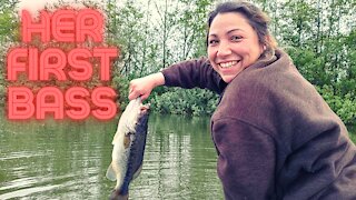 |4K| HER FIRST BASS |Fishing Nec Divinos|