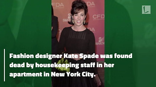 Famed Fashion Designer Kate Spade Found Dead At Age 55