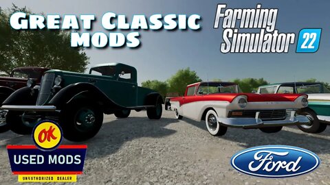 Great Classic Ford Mods | Ok Used Mods | Farming Simulator 22