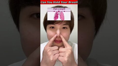 can you hold your breath? #shorts #youtubeshorts