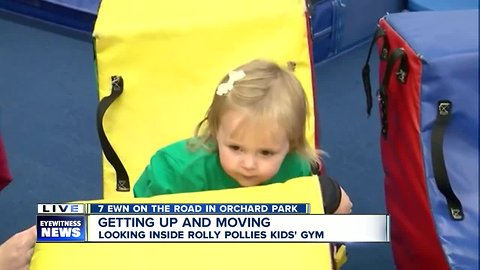 Orchard Park On the Road at a children's gym