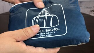 Foldable Packable Travel Duffle Bag Review