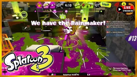 🔴 Road to Rainmaker Splatoon 3 Gameplay Livestream | Dehvin7 Gaming