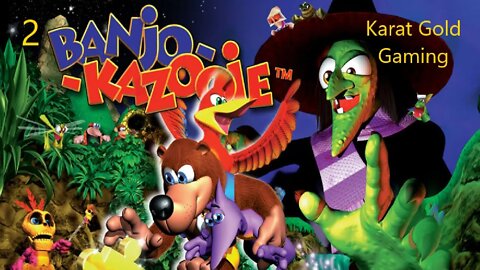 Banjo Kazooie Gameplay Walkthrough 2- Treasure Trove Cove- (No Commentary) #project64