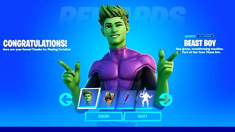 Say Hello To Beast Boy In Fortnite