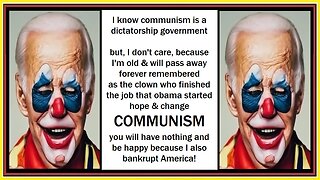 I know I'm a clown but I stole the election so I can be a communist clown