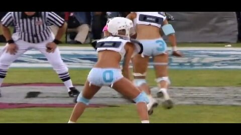 Ladies Playing Bikini Football!