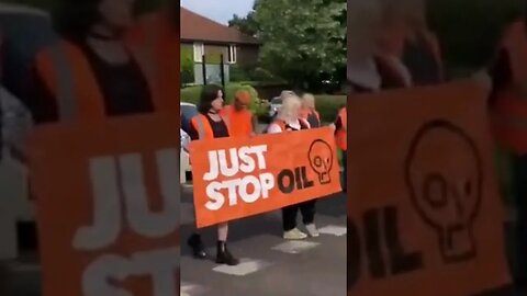 "I Have A Baby In My Car, I'm Going To Hospital" Just Stop Oil Continue The Slow March Campaign