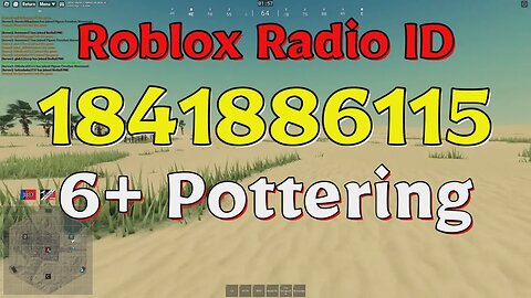 Pottering Roblox Radio Codes/IDs