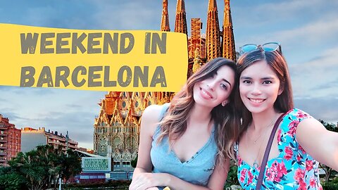 BARCELONA for the First Time | We got SOAKED on a Summer Day!