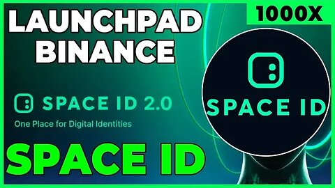 NOVO LAUNCHPAD SPACE ID NA BINANCE PODE EXPLODIR 1000X! COMO COMPRAR! SPACE ID!