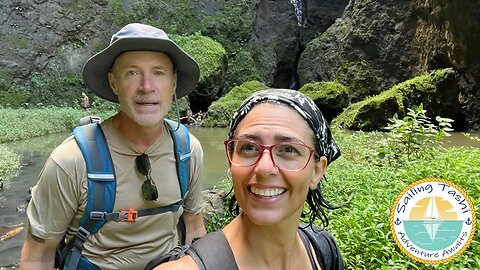 Hidden Waterfall in NUKU HIVA, MARQUESAS (Sailing Tashi Episode 47)