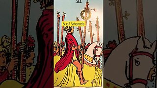 6 of Wands #shorts #learntarot