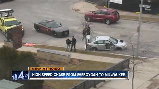 Two women lead police on high-speed chase from Sheboygan to downtown Milwaukee