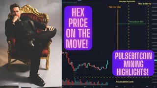 Hex Price On The Move! PulseBitcoin Mining Highlights!