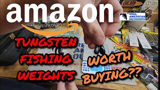 Are AMAZON Tungsten Fishing Weights Worth Buying???